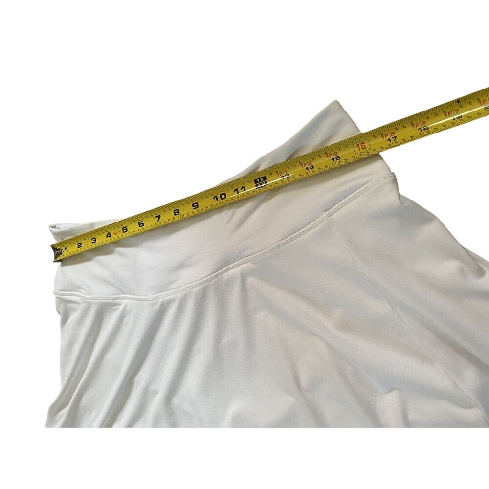 Skort Womens Size XL White Sporty Stretch Casual Pickleball Tennis Skirt - Picture 8 of 10